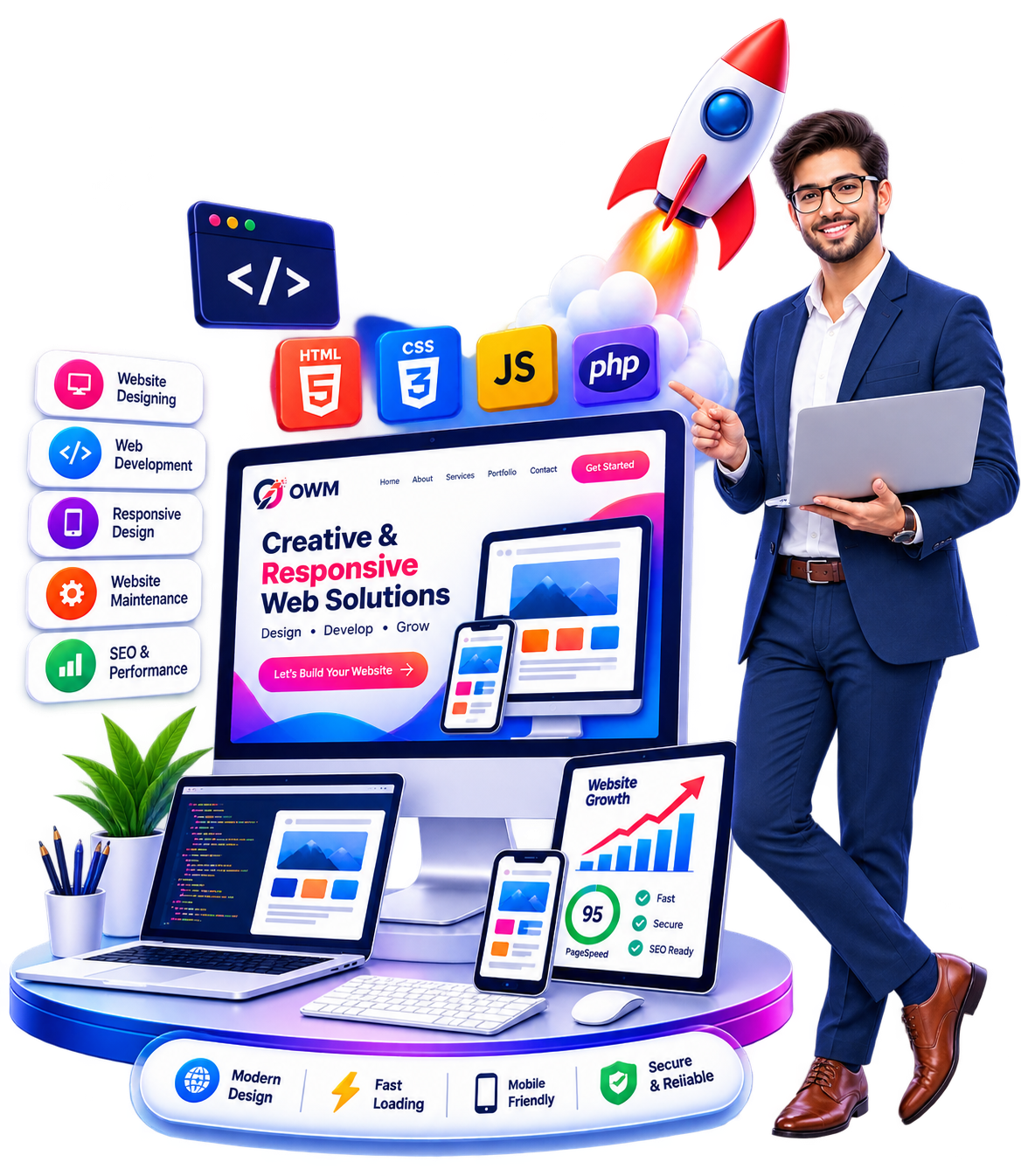 Responsive web designing service in Rohini
