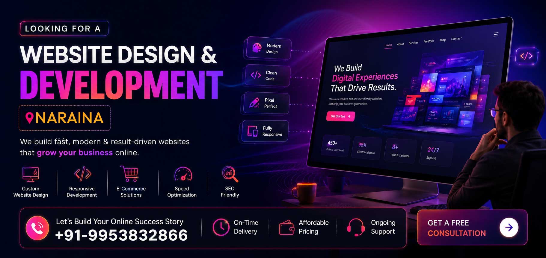 Website Design & Development in Naraina