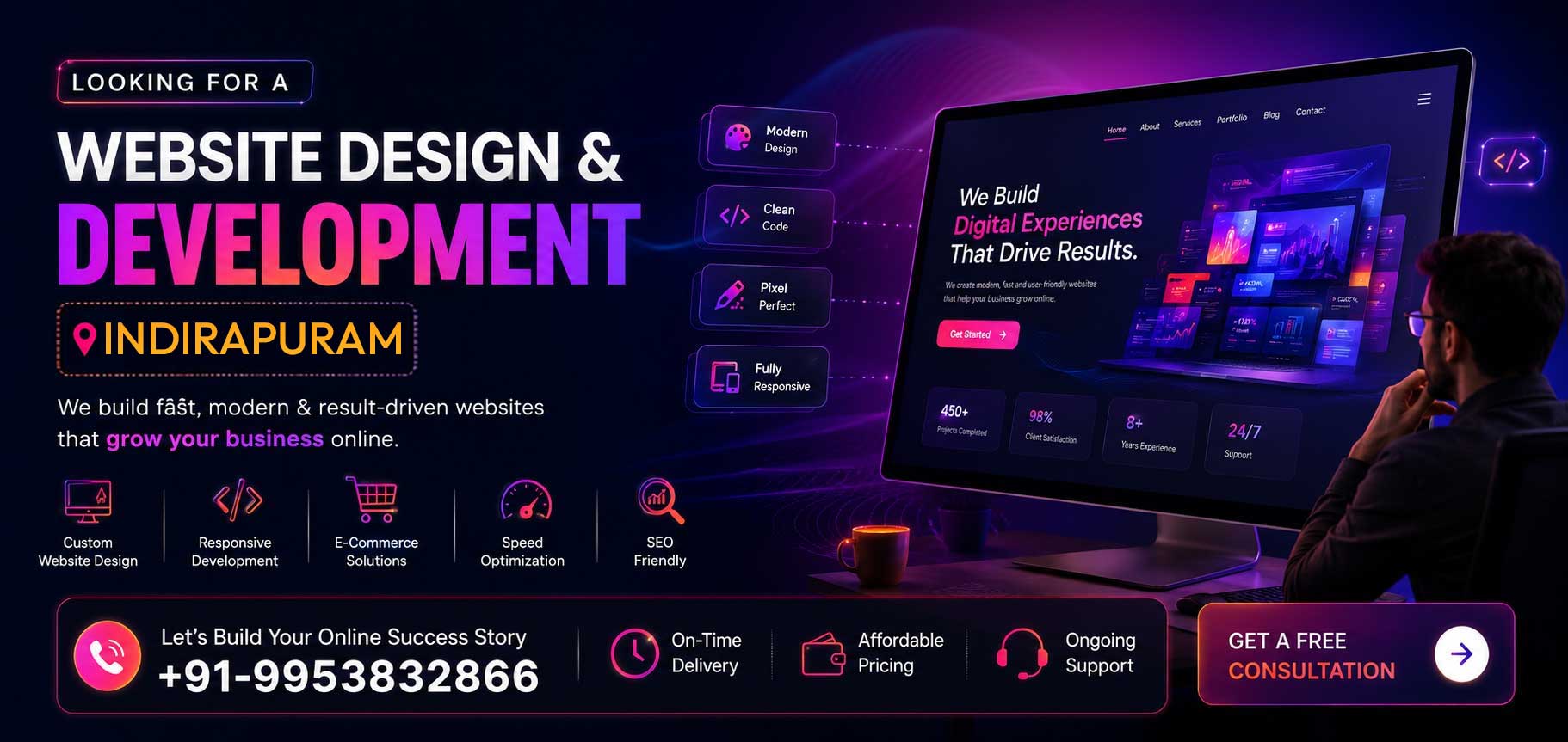 Website Design & Development in Indirapuram Website Design & Development in Indirapuram