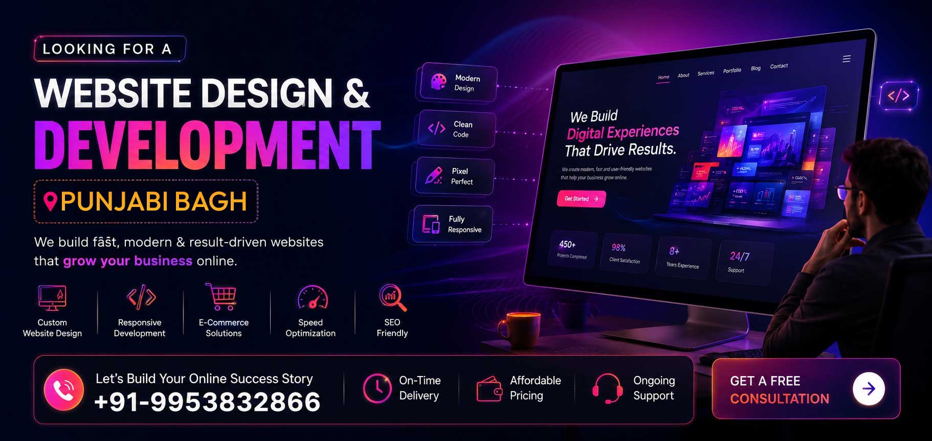 Website Design & Development in Punjabi Bagh Website Design & Development in Punjabi Bagh