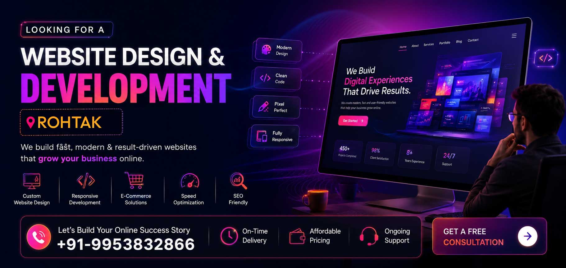Website Design & Development in Rohtak Website Design & Development in Rohtak